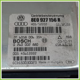 Centralina Controllo Cambio Automatico BOSCH 0260002880 AUDI A4 8E 2.5 TDI 8E0927156R 2000 2004