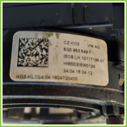 Molla Spirale Contatto Spiralato VOLKSWAGEN GOLF 1.6 5Q0953549F VOLKSWAGEN 10040774