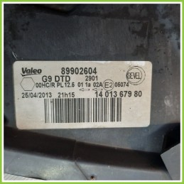 Faro Fanale Proiettore Anteriore Destro DX VALEO 89902604 CITROEN JUMPY COMBI 3a Serie 1401367980 Usato