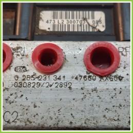 Centralina ABS Modulo Pompa BOSCH 0265800319 0265231341 NISSAN MICRA K12E Originale Usato