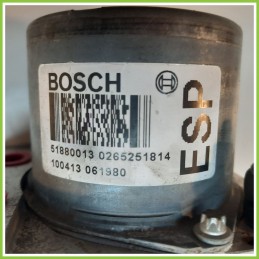Centralina ABS Modulo Pompa BOSCH 0265951709 0265251814 FIAT PUNTO EVO 3J Originale Usato