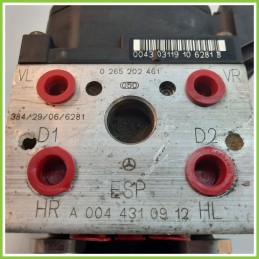 Centralina ABS Modulo Pompa BOSCH 0265202461 A0044310912 MERCEDES-BENZ VANEO Originale Usato