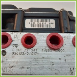 Centralina ABS Modulo Pompa BOSCH 0265800320 0235231341 NISSAN MICRA K12E Originale Usato