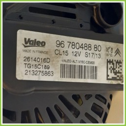 Alternatore VALEO TG5C189 CITROEN JUMPY COMBI 3a Serie 9678048880