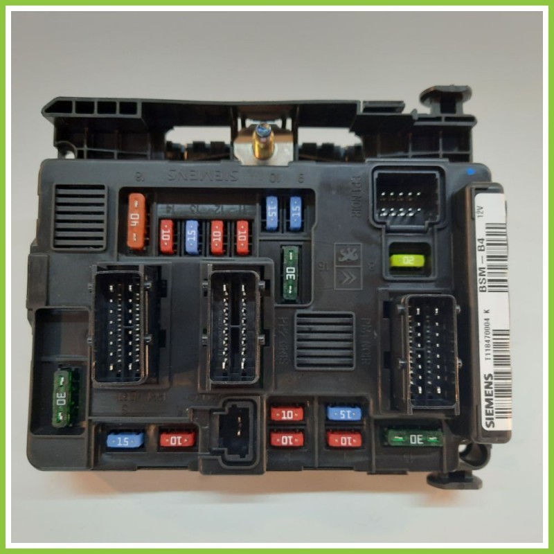 Body Computer Centralina Modulo BCM BSI SIEMENS BSM-B4 CITROEN C3 PLURIEL 1.4 9643498780 2003 2010