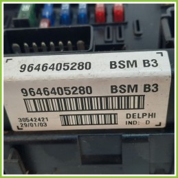Body Computer Centralina Modulo BCM BSI DELPHI BSM-B3 CITROEN XSARA 2.0 9646405280 2000 2005