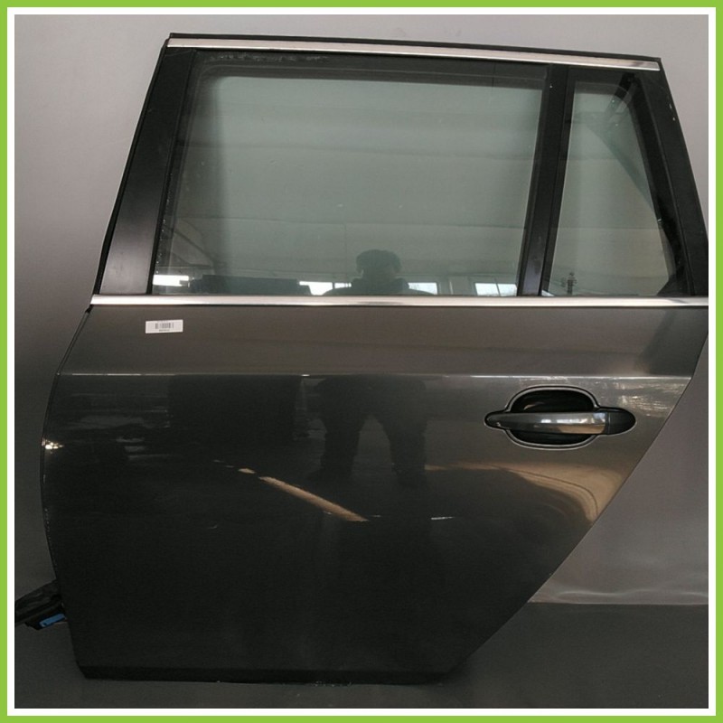 Porta Portiera Sportello Posteriore Sinistra SX BMW Serie 5 E60/E61 Station Wagon 2003 2007 GRIGIO SCURO
