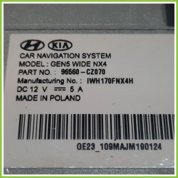 Sistema di navigazione HYUNDAI TUCSON 96569CZ070 2020 HYUNDAI IHW17FNX4H