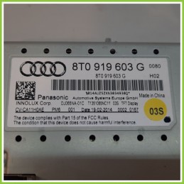 Display Indicatore Multifunzionale AUDI A4 8K 2.0 TDI 8T0919603A 2007 2013 PANASONIC VC-CA11HQAE