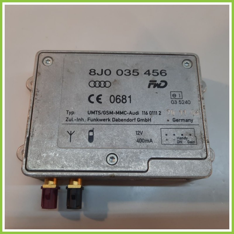 Amplificatore Antenna Telefono AUDI A4 8K 2.0 TDI 8J0035456 2007 2013