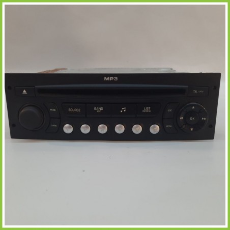 Autoradio PEUGEOT 207 1.4 96643698XT02 2006 2009 CONTINENTAL A2C53250038