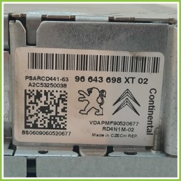 Autoradio PEUGEOT 207 1.4 96643698XT02 2006 2009 CONTINENTAL A2C53250038