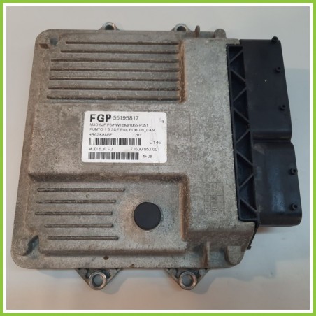 Centralina Motore Iniezione ECU MAGNETI MARELLI MJD6JF.P5 FIAT PUNTO 2U 1.3 16V MJT 55195817 2003 2007
