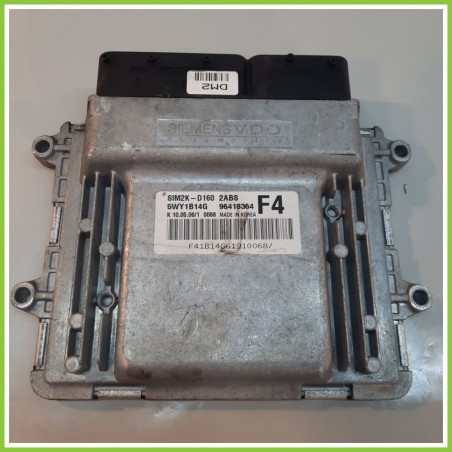 Centralina Motore Iniezione ECU SIEMENS 5WY1B14G CHEVROLET (DAEWOO) EPICA V250 2.0 24V 96418364 2006 2010