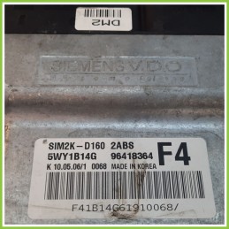 Centralina Motore Iniezione ECU SIEMENS 5WY1B14G CHEVROLET (DAEWOO) EPICA V250 2.0 24V 96418364 2006 2010