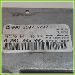 Centralina Motore Iniezione ECU BOSCH 0261205005 SMART CABRIO A450 0003107V007 2000 2004