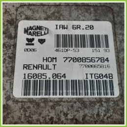 Centralina Motore Iniezione ECU MAGNETI MARELLI IAW6R.20 RENAULT TWINGO 1a Serie 1.2 7700856784 1992 1998