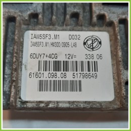 Centralina Motore Iniezione ECU MAGNETI MARELLI IAW5SF3.M1 FIAT GRANDE PUNTO 2Y 1.2 51798649 2005 2008