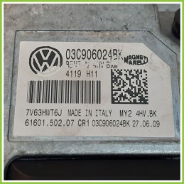 Centralina Motore Iniezione ECU MAGNETI MARELLI 4HW.KB SEAT IBIZA 6J 1.4 03C906024BK 2008 2013