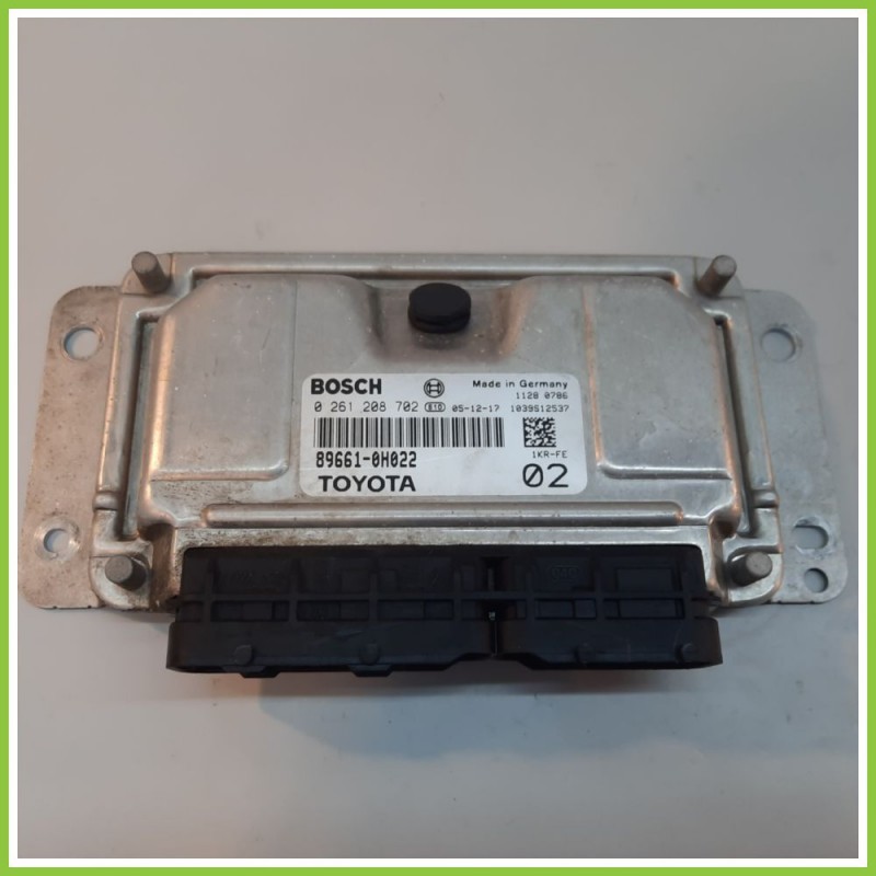 Centralina Motore Iniezione ECU BOSCH 0261208702 TOYOTA AYGO 1a Serie 1.0 12V 89661-0H022 2005 2014
