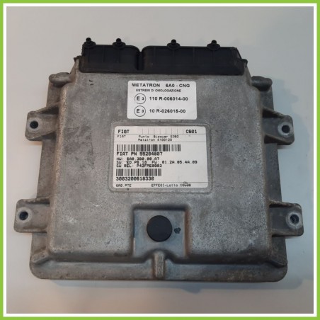 Centralina Motore Iniezione GAS METATRON 6A0-CNG FIAT PUNTO 2U 1.2 8V 55204807 2003 2007