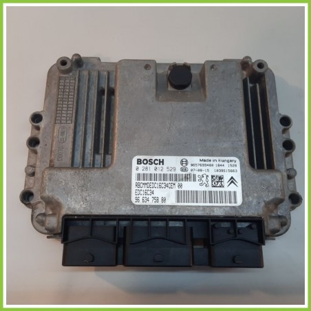 Centralina Motore Iniezione ECU BOSCH 0281012529 CITROEN C3 2a Serie 1.4 9663475880 2005 2010