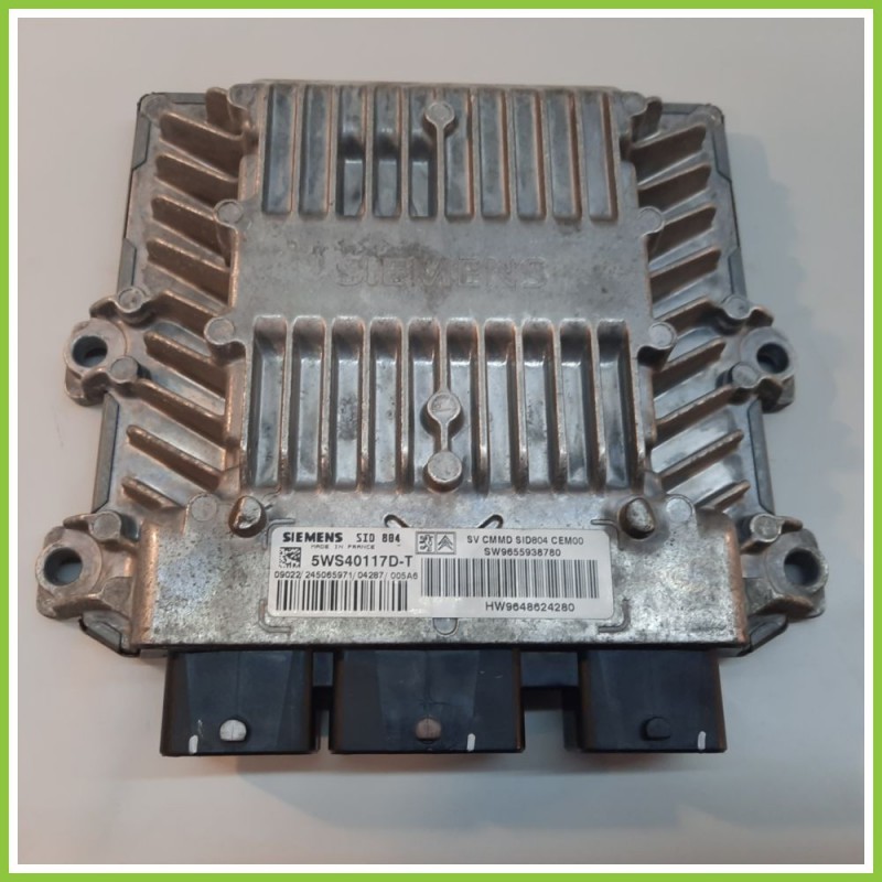 Centralina Motore Iniezione ECU SIEMENS 5WS4011D-T CITROEN C3 PLURIEL 1.4 9655938780 2003 2010