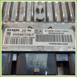 Centralina Motore Iniezione ECU SIEMENS 5WS4011D-T CITROEN C3 PLURIEL 1.4 9655938780 2003 2010