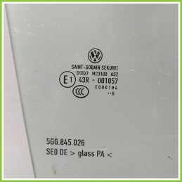 Cristallo Laterale Scendente Posteriore Destro DX VOLKSWAGEN GOLF 5 Porte 5G6845026 2012 2017 PILKINGTON 43R-001057