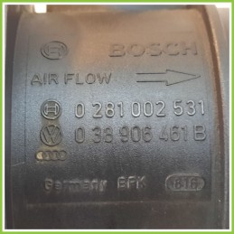 Debimetro Misuratore Massa Aria BOSCH 0281002531 SEAT IBIZA 6L 1.4 TDI 038906461B 2001 2009