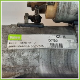 Motorino Avviamento VALEO D7G3 PEUGEOT 206 9645100680