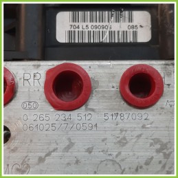 Centralina ABS Modulo Pompa BOSCH 0265950620 0265234512 FIAT GRANDE PUNTO 2Y Originale Usato
