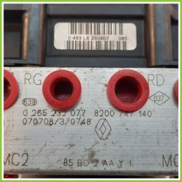Centralina ABS Modulo Pompa BOSCH 0265800559 0265232077 RENAULT CLIO 3a Serie Originale Usato