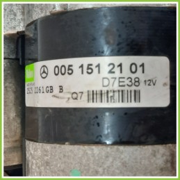 Motorino Avviamento VALEO D7E38 MERCEDES-BENZ Classe A W/C169 0051512101