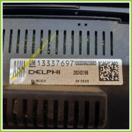 Infotainment OPEL ASTRA P10 1.7 P13337218 2009 2015 DELPHI 28243207