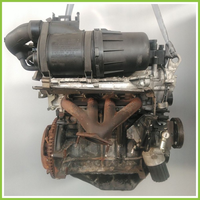 Motore Completo Funzionante D7FD7 43kw da RENAULT CLIO 2a Serie 1998 2001 BENZINA Originale Usato