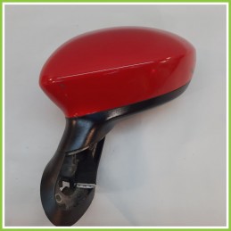 Specchietto Retrovisore Sinistro SX ROSSO - 176A ROSSO PASSIONALE FIAT GRANDE PUNTO 2Y 2005 2008 FICOSA FICOMIRRORS 011023