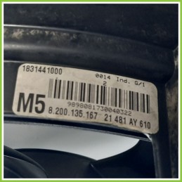 Elettroventola Radiatore Motore NISSAN MICRA K12E 1.5 21481AY610 K9K 2002 2009
