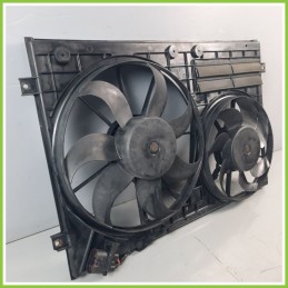 Elettroventola Radiatore Motore SIEMENS 13-55D300185 VOLKSWAGEN PASSAT 3C 2.0 TDI 1K0121207AD BMP 2005 2010