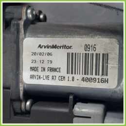 Alzacristalli Alzavetro Elettrico Anteriore Destro DX PEUGEOT 207 9681181880 2006 2009 MERITOR 119855AVD