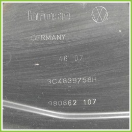 Alzacristalli Alzavetro Elettrico Posteriore Destro DX VOLKSWAGEN PASSAT 3C 3C4839756H 2005 2010 BROSE 980861-107