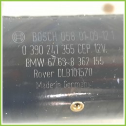 Tergi Cristallo BMW Serie 3 E46 Coupe 67.63-8362155 2001 2006 BOSCH 0390241355CEP