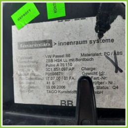 Cassetto Portaoggetti Cruscotto Destro DX VOLKSWAGEN PASSAT 3C 3C1857097AP 2005 2010 FAURECIA P0108671