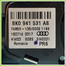 Selettore Comando Luci AUDI A5/S5 8T 2.0 8K0941531AS 2011 2017 PREH 74850-135
