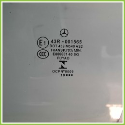 Cristallo Laterale Scendente Anteriore Sinistro SX MERCEDES-BENZ Classe GLA X156 5 Porte A1567250110 2017 2020