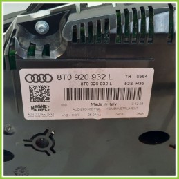 Quadro strumenti contachilometri tachimetro MAGNETI MARELLI 503.002.550.831 AUDI A5/S5 8T 2.0 8T0920932L