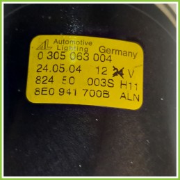 Faro Fanale Fendinebbia Anteriore Destro DX AUTOMOTIVE LIGHTING 0305063004 AUDI A4 8E 8E0941700B Usato