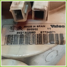 Freccia Laterale Sinistro SX VALEO 67724371 CITROEN BERLINGO 9621302680 Originale Usato