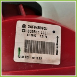 Fanale Fanalino Posteriore Sinistro SX VOLKSWAGEN PASSAT 36 3AF945093J Usato