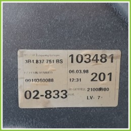 Alzacristalli Alzavetro Elettrico Anteriore Destro DX VOLKSWAGEN PASSAT 3B 3B4837751BS 1996 2003